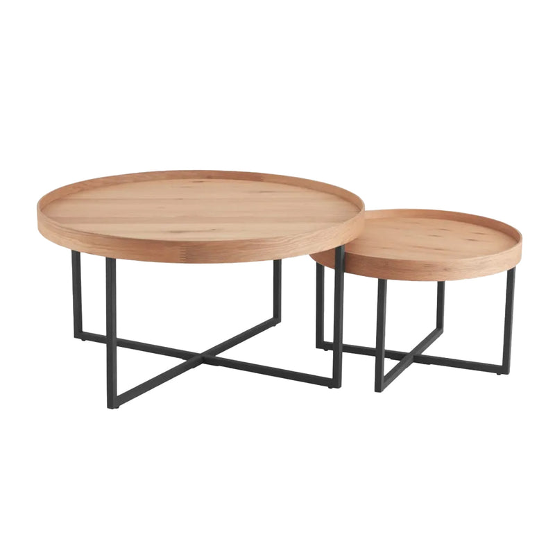 Coffee table MUSIC 2pcs set D60xH38 - 34572