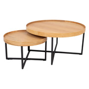 Coffee table MUSIC 2pcs set D60xH38 - kuva 5