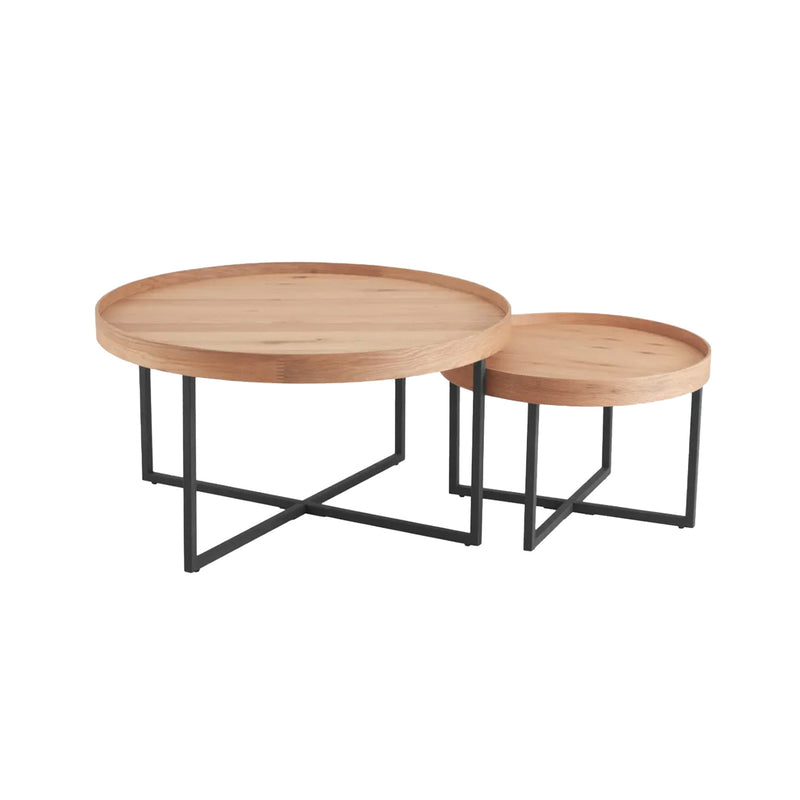 Coffee table MUSIC 2pcs set D60xH38 - 34573