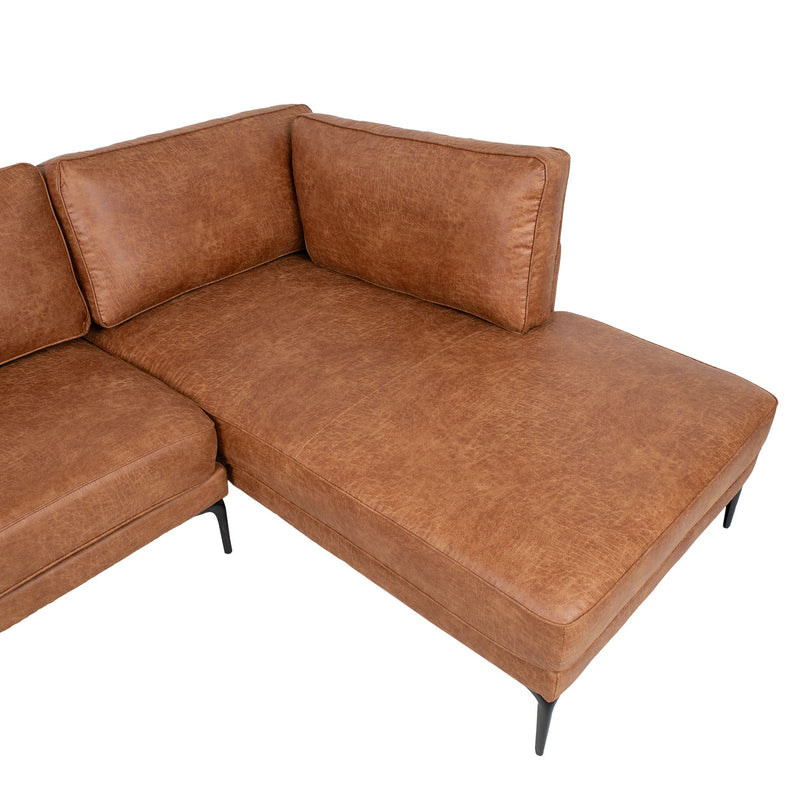 Corner sofa SOFIA RC, brown - kuva 6
