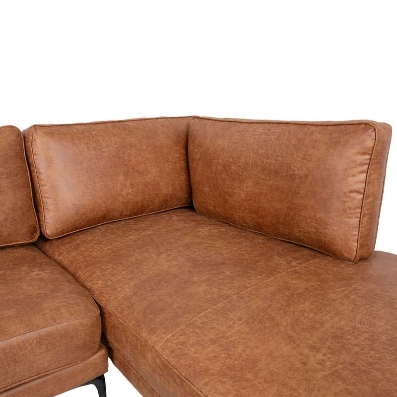 Corner sofa SOFIA RC, brown - kuva 7