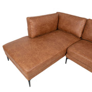 Corner sofa SOFIA LC, brown - kuva 6