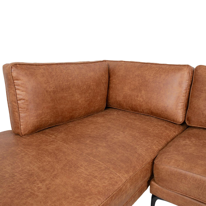 Corner sofa SOFIA LC, brown - kuva 7