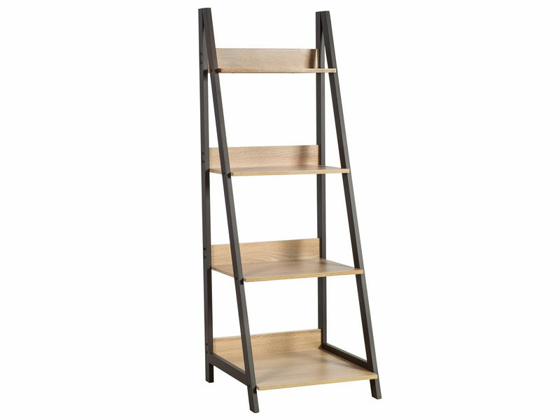 Step hyllystö tammi ruskea 52x48x146,5 cm moderni muotoilu