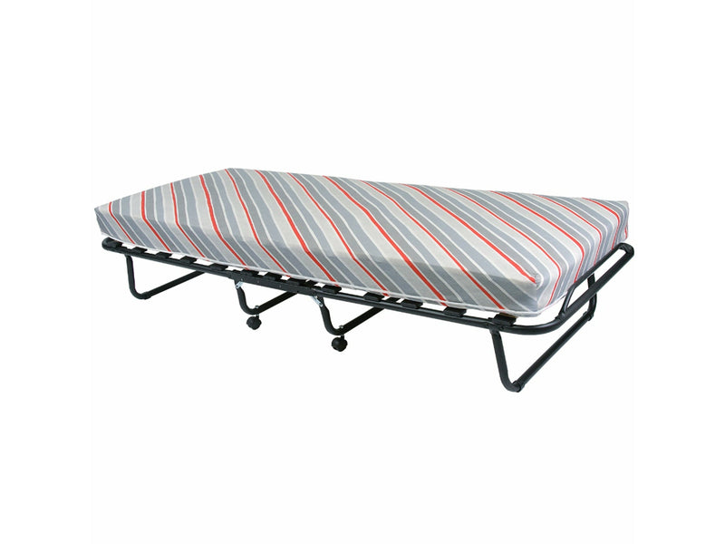 UINU Basic lisävuode joustinpatja 80x190 cm vaaleanharmaa kangas