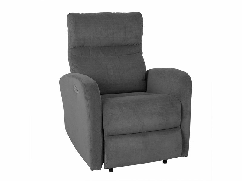 OLO Sahara Recliner lepotuoli tummanharmaa kangas ergonominen muotoilu
