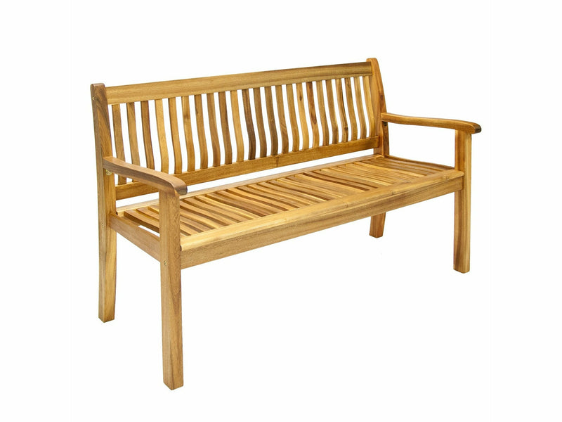 Finlay penkki pihatuoli ruskea puu ulkokäyttöön