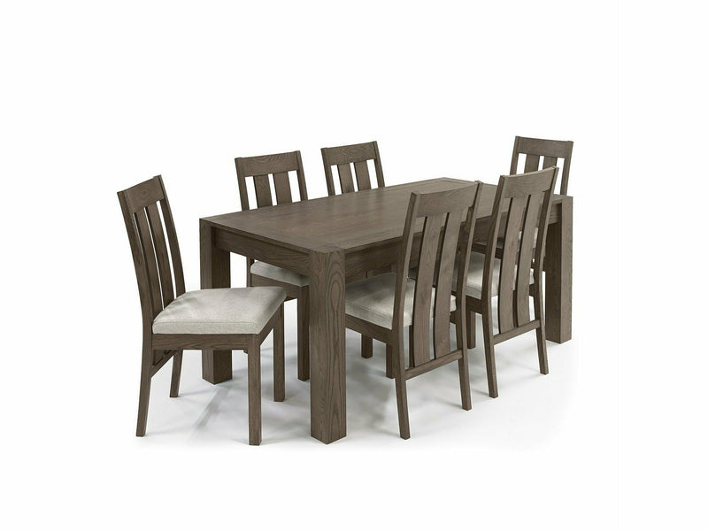 MAKU Turin 6 ruokailuryhmä tammi savutammi viimeistelyllä moderni design