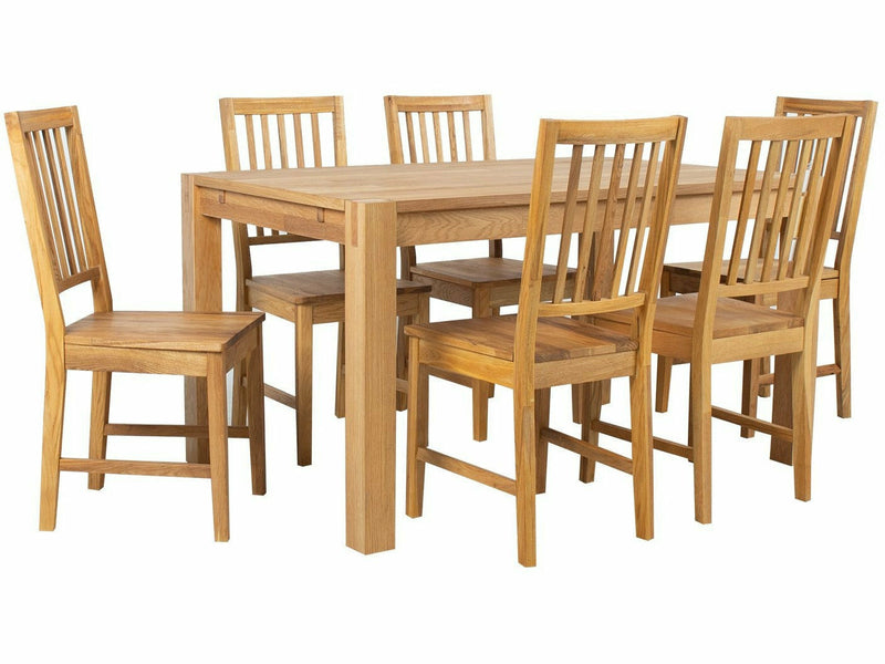 MAKU Chicago New 6 ruokailuryhmä tammi ja musta moderni design