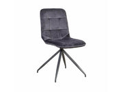 MAKU Rimini ruokapöydän tuoli harmaa kangasverhoilu moderni design