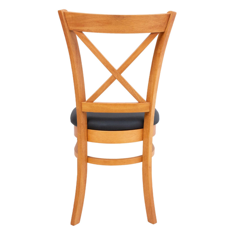 MAKU Mix & match ruokapöydän tuoli tammi ja musta yhdistelmä