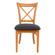 MAKU Mix & match ruokapöydän tuoli tammi ja musta väri