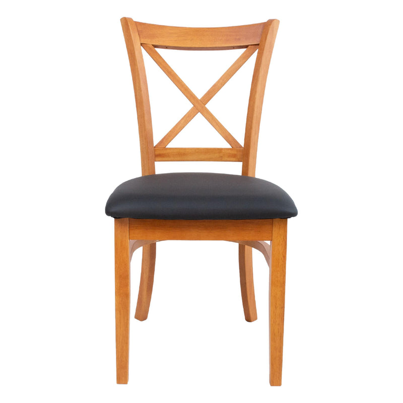 MAKU Mix & match ruokapöydän tuoli tammi ja musta väri