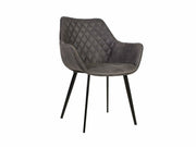 Naomi ruokapöydän tuoli vaaleanharmaa kangas moderni design
