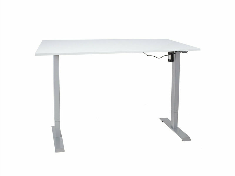 Ergo I sähkösäätöinen työpöytä musta 140x80 cm moderni muotoilu