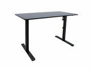 Ergo Optimal sähkösäätöinen työpöytä musta 120x60 cm metallijalat