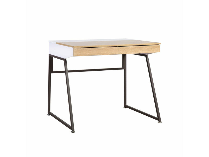 Study työpöytä pulpettimallinen tammi ruskea 90x60 cm