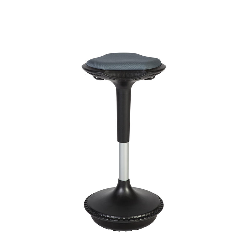 Just fun satulatuoli työtuoli harmaa ja musta ergonominen muotoilu