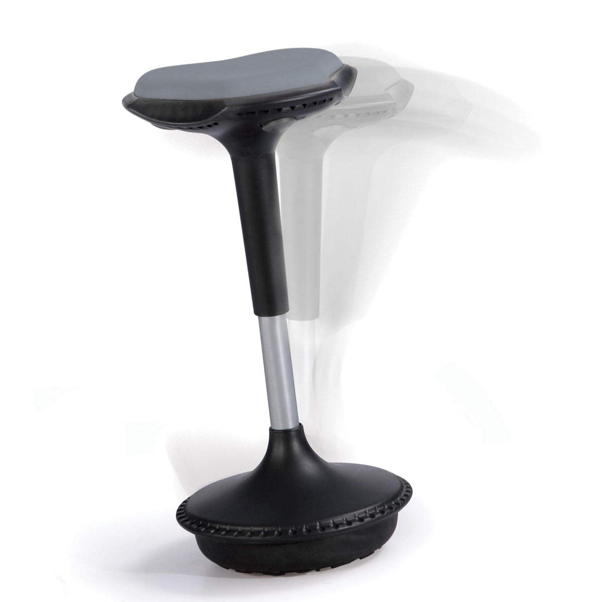 Just fun satulatuoli työtuoli harmaa musta ergonominen muotoilu