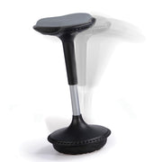 Just fun satulatuoli työtuoli harmaa musta ergonominen muotoilu