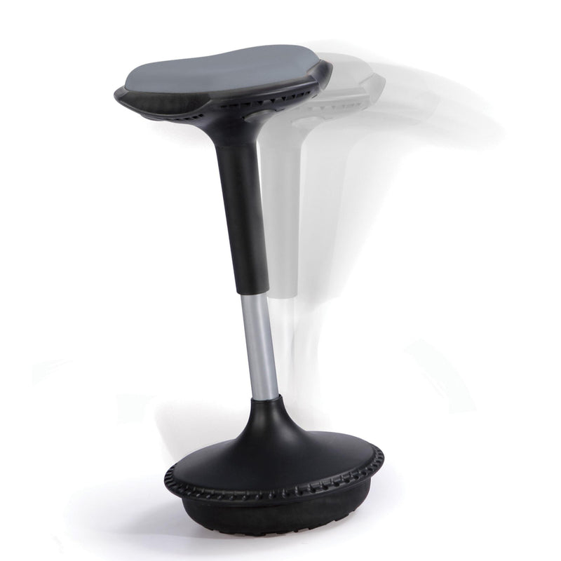 Just fun satulatuoli työtuoli harmaa musta ergonominen muotoilu