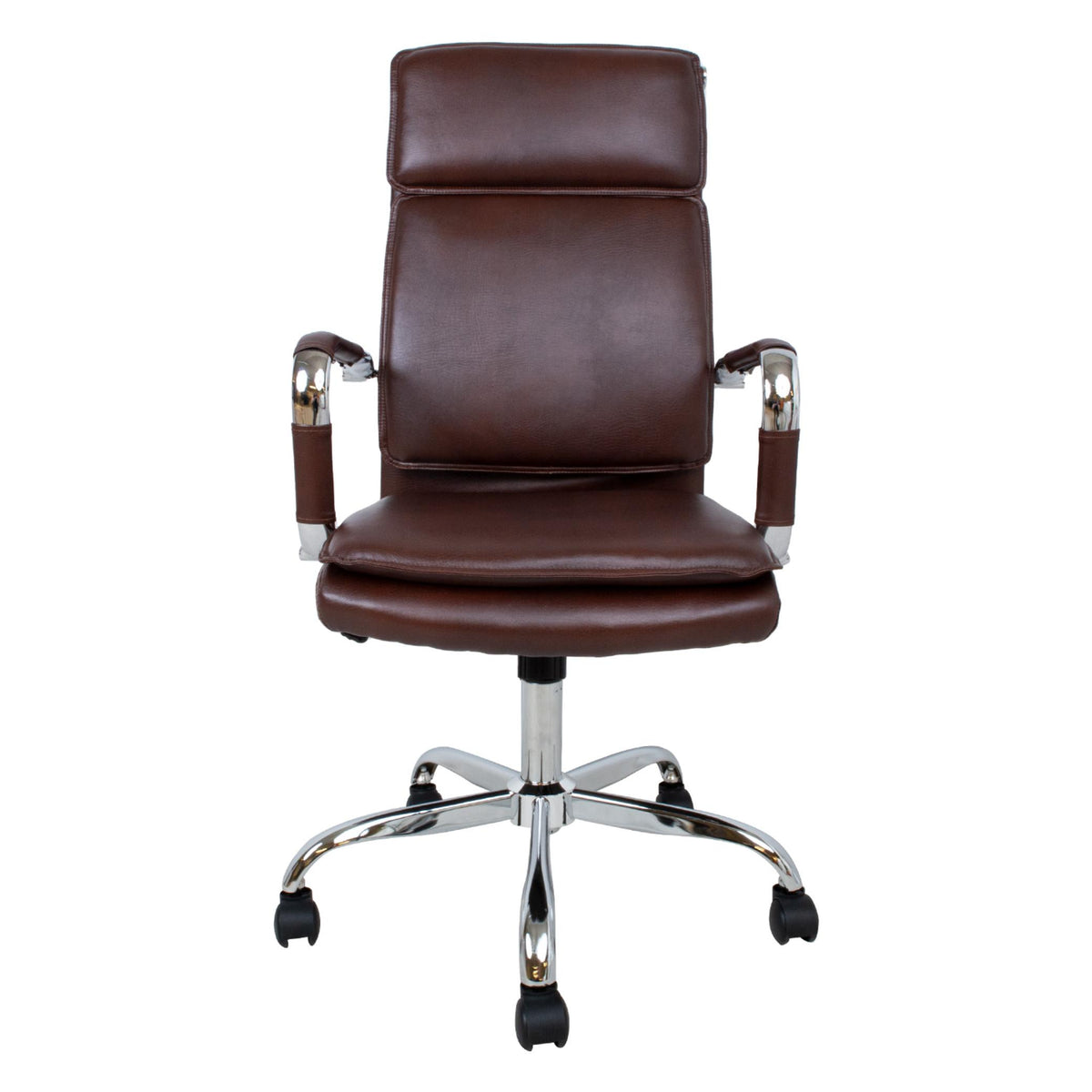 Ultra High työtuoli musta kromi selkänoja ergonominen