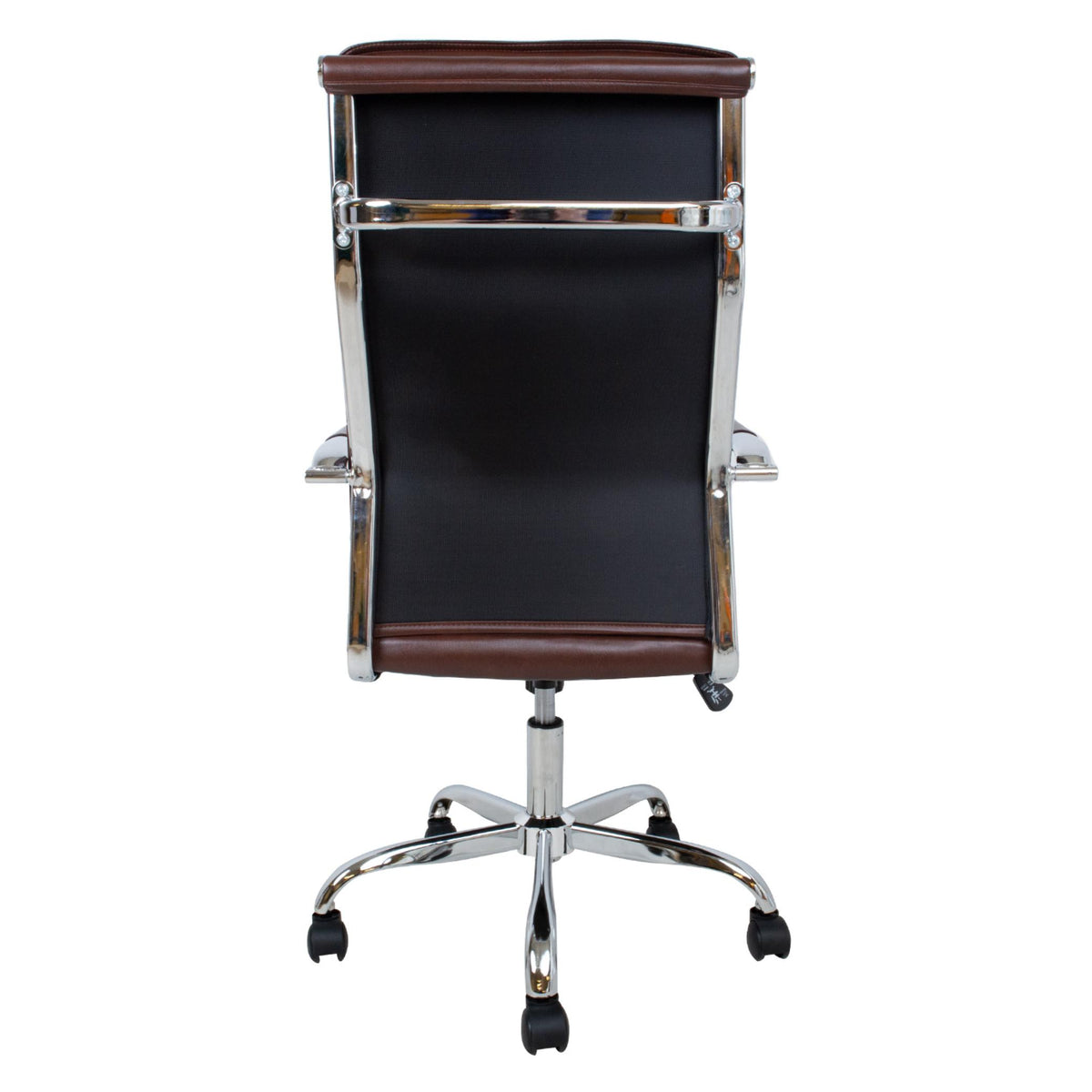 Ultra High työtuoli musta kromi moderni muotoilu ergonominen