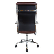 Ultra High työtuoli musta kromi moderni muotoilu ergonominen
