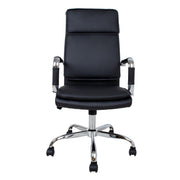 Ultra High työtuoli musta kromirunko ergonominen design