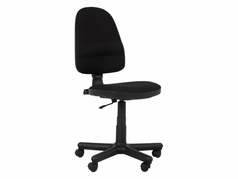 Prestige työ- ja koulutuoli musta kangasverhoilu ergonominen design