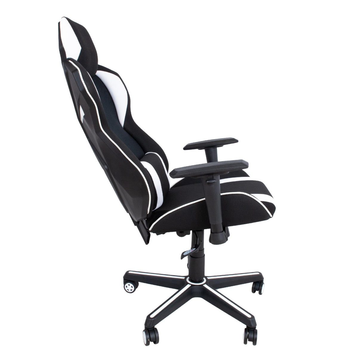Master 2 pelituoli musta-valkoinen ergonominen työtuoli