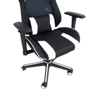 Master 2 pelituoli musta-valkoinen keinonahka ergonominen design