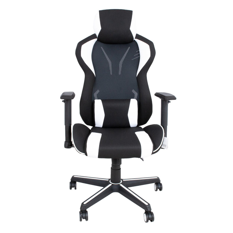 Master 2 pelituoli musta-valkoinen keinonahka ergonominen muotoilu