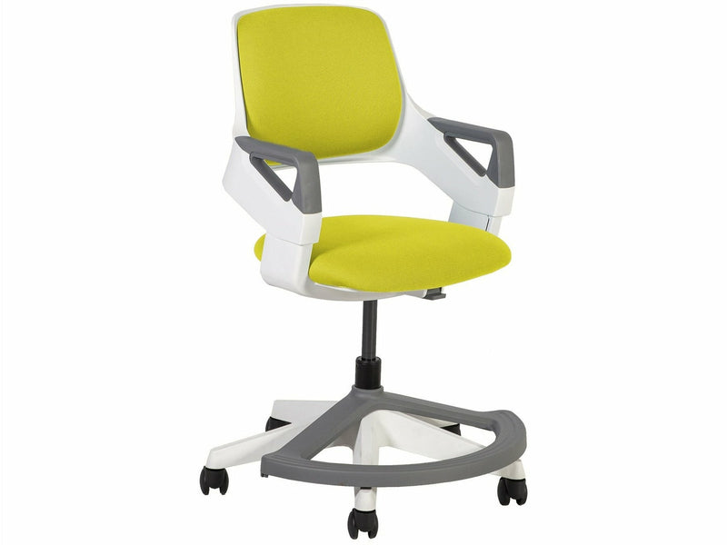 Rookee ergonominen koulutuoli sinivihreä kangas 4-14-vuotiaille