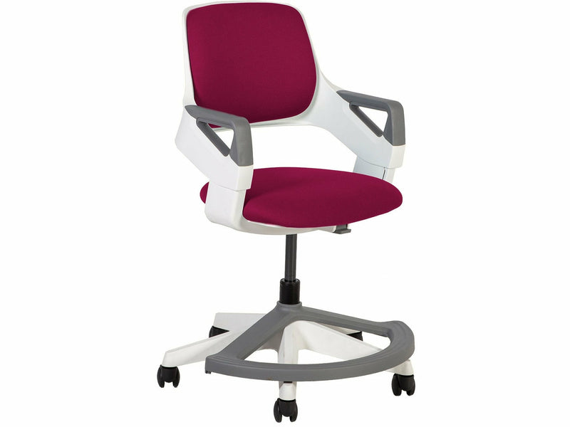 Rookee ergonominen koulutuoli sinivihreä muovi ja kangas 4-14 v.