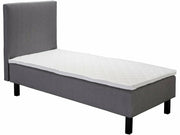 UINU Comfort Pioni runkopatjasetti tummanharmaa päädyllä 80x200 cm