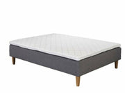 UINU Premium Lumme runkopatjasetti tummanharmaa 80x200 cm