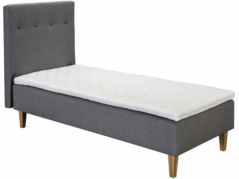 UINU Premium Lumme runkopatjasetti tummanharmaa päädyllä 80x200 cm