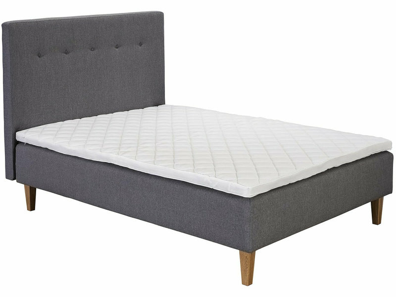 UINU Premium Lumme runkopatjasetti tummanharmaa päädyllä 80x200 cm