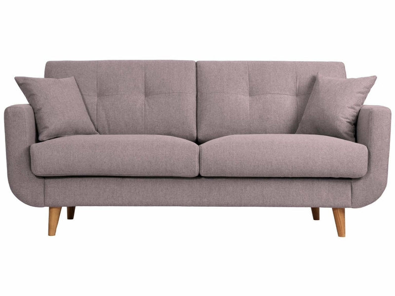 OLO Costa 2-istuttava sohva luonnonvalkoinen kangas minimalistinen design