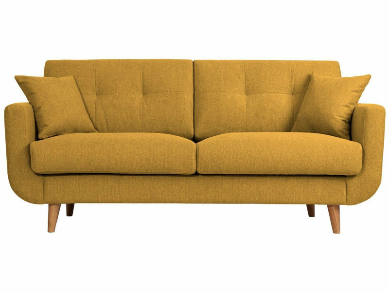 OLO Costa 2-istuttava sohva luonnonvalkoinen kangas minimalistinen design