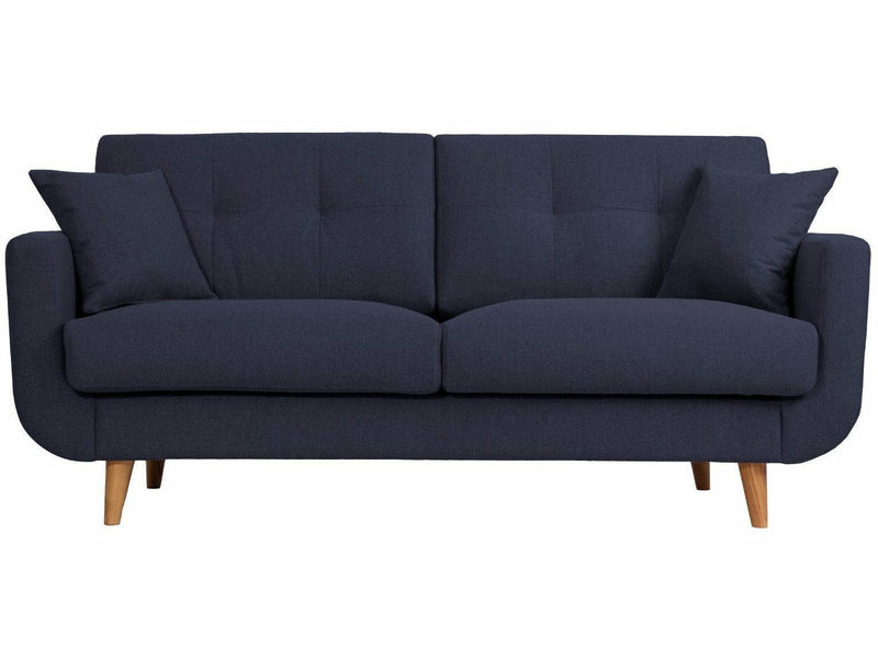 OLO Costa 2-istuttava sohva luonnonvalkoinen kangas minimalistinen design