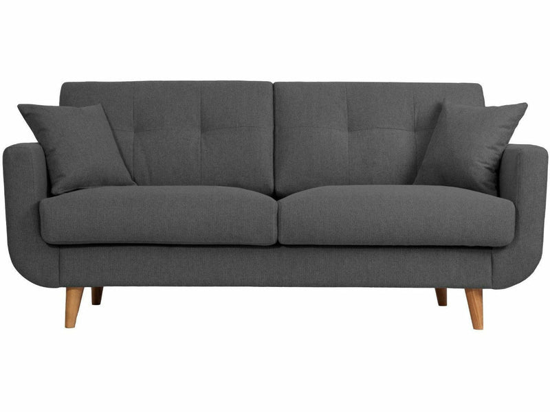 OLO Costa 2-istuttava sohva luonnonvalkoinen kangas minimalistinen design