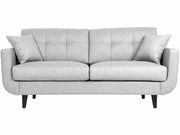 OLO Costa 2-istuttava sohva luonnonvalkoinen kangas minimalistinen design