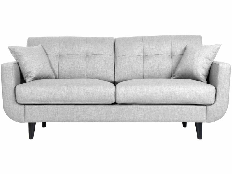 OLO Costa 2-istuttava sohva luonnonvalkoinen kangas minimalistinen design