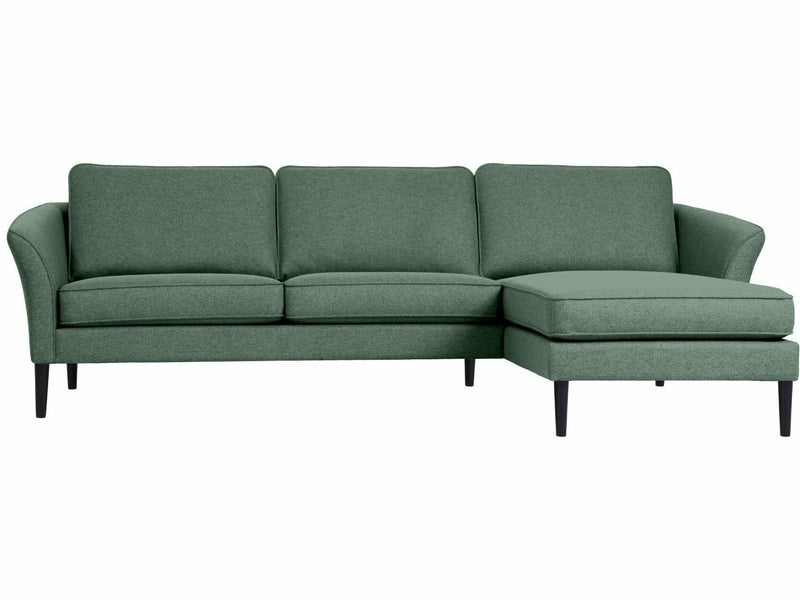 OLO Valencia oikea divaanisohva punainen kangas moderni design