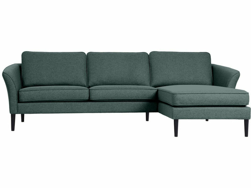 OLO Valencia oikea divaanisohva punainen kangas moderni design