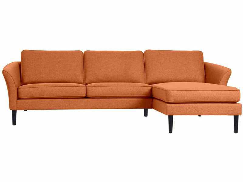 OLO Valencia oikea divaanisohva punainen kangas moderni design