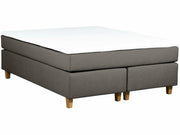 UINU Premium+ jenkkisänky vaaleanharmaa kangas 120 x 200 cm