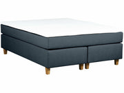 UINU Premium+ jenkkisänky vaaleanharmaa kangas 120 x 200 cm